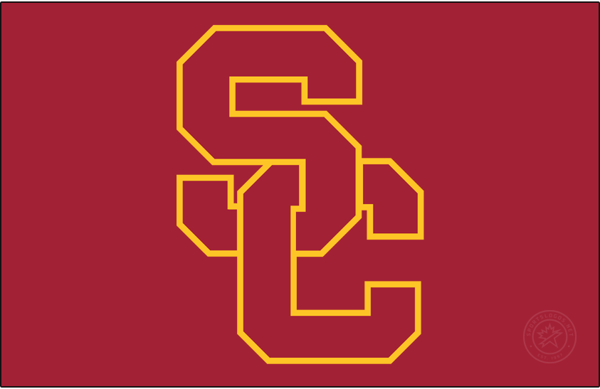 Southern California Trojans 1993-2001 Primary Dark Logo diy iron on heat transfer